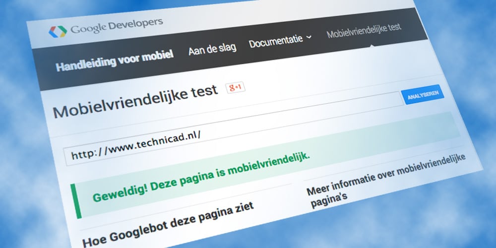 Mobilegeddon – Uw website mobiel vriendelijk?