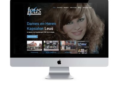 Restyling Website Kapsalon Leus