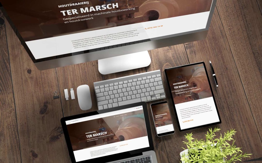 Nieuwe website Houtdraaierij Ter Marsch